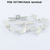 PCB-1071 laiton patch terminal plateau de soudage métal estampage partie substrat quatre robinets cuivre terminal