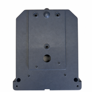 Boîtier électronique en aluminium moulé sous pression ADC12 anodisé, pour montage sur poteau extérieur, avec trous pré-percés