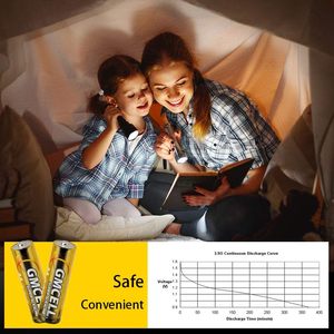 GMCELL 1,5 V AA No. 5 Batería alcalina LR6 para Smart Lock Cámara digital Juguetes para niños Electrodomésticos y control remoto - Product Image 6