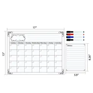 Top Seller fridge magnet whiteboard/magnetic whiteboard fridge Magnetic Weekly Family Planner