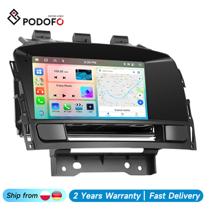 Podofo Android Car Radio 4+64G 7'' Wireless CarPlay Android Auto for Buick Excelle 2010-2014/Opel Astra J 2011-2012 IPS/DSP/WIFI - Product Image 1