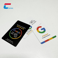Carte de clé NFC personnalisée sans contact Google Review NTAG 213 Carte d'avis Google NFC avec code QR