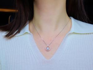 Joyería fina joyería colorida 6,5-7mm Japón Akoya mar perla collar joyería gran oferta madre perla collares <span class=keywords><strong>de</strong></span> perlas personalizados - Product Image 5