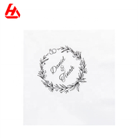Serviettes de table en papier avec Logo personnalisé, serviette de table en aluminium imprimé
