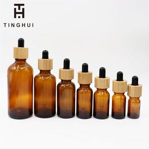 ขวดแก้วสีน้ำตาลขนาด 30 มล. 60 มล. พร้อมหลอดหยดสีดำ ขวดแก้วสีชาขนาด 1 ออนซ์ 2 ออนซ์ มีสินค้าในสต็อก - Product Image 2