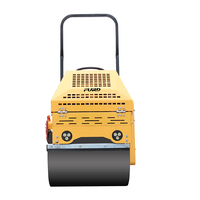 Livraison Gratuite Euro 5 EPA Compacteur Vibratoire à Double Tambour Diesel/Essence Rouleau Compresseur Routier pour Asphalte Matériel de Construction Routière