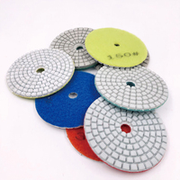 Polisseuses de sol industrielles professionnelles de 100 mm avec disques de polissage diamantés pour carrosseries de voitures OEM