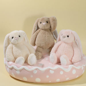 32Cm Groothandel Ontwerp Knuffel Plushie Fabricage Speelgoed Knuffel Pluche Custom Bunny Konijn Schattige Knuffel Knuffel Knuffel - Product Image 1