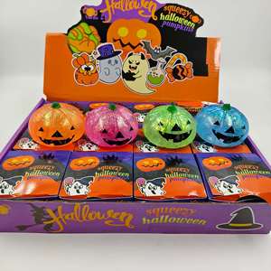Juguete Antiestrés de Calabaza de Halloween 2026, Juguete Blandito con Purpurina para Aliviar el Estrés - Product Image 1