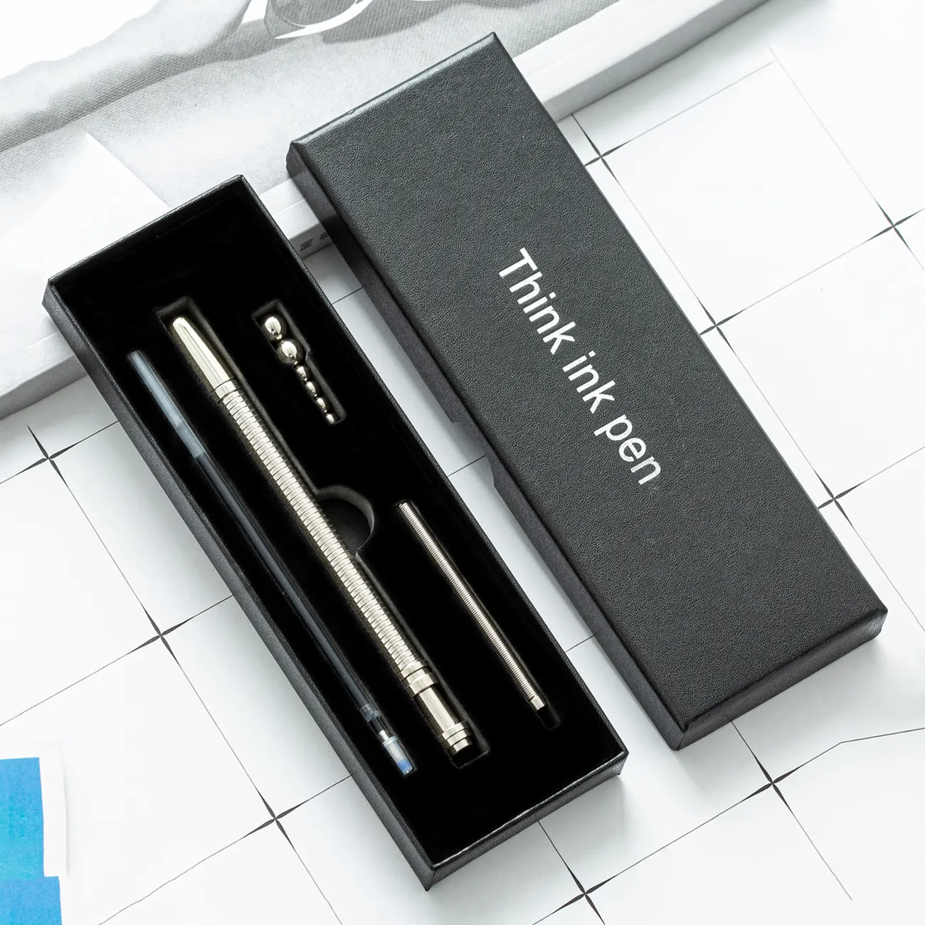 Creative gift magnetic hand fidget pen, Think Ink Pen multi-function pen with Gift Box