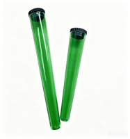 Tube en plastique PS de 84 mm et 110 mm avec couvercle en PP pour l'emballage de fleurs séchées