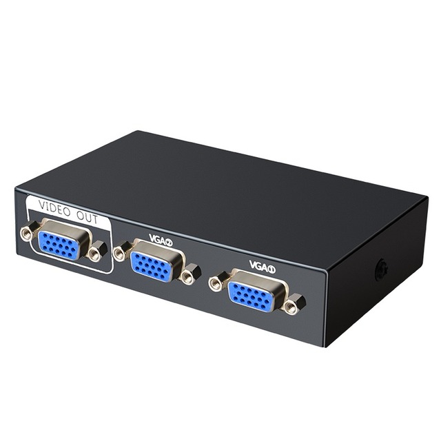 Vga Splitter 200mhz 2 Port Video Distributor Vga Splitter One Input and Two Output Hd Video Splitter