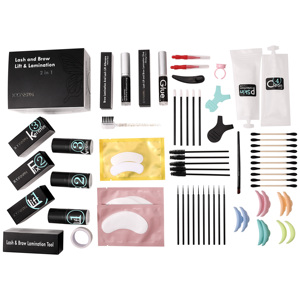 Sollevamento ciglia e laminazione sopracciglia 2 in 1, rapido sollevamento ciglia e sopracciglia rendono gli occhi ingombrosi per 6 settimane circa 15 applicazioni - Product Image 1