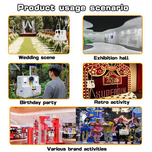 Machine Photobooth Instantanée Numérique Interactive Portable Vogue 2024 avec Imprimante et Appareil <span class=keywords><strong>Photo</strong></span> pour Mariages et Fêtes - Product Image 4