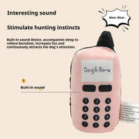 Jouet à mâcher pour chien en peluche en forme de téléphone, moderne, mignon, couineur, écologique, durable, interactif, pour l'entraînement et soulage l'ennui des chiens