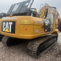 Expédition mondiale - Excavatrice sur chenilles Caterpillar CAT 323D de 23 tonnes d'occasion avec unité de train de roulement d'origine