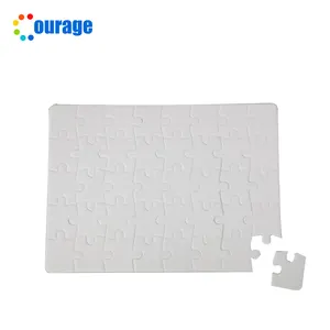 5*8 pieces puzzle sublimation jigsaw a5 40 piece blanks for DIY printing