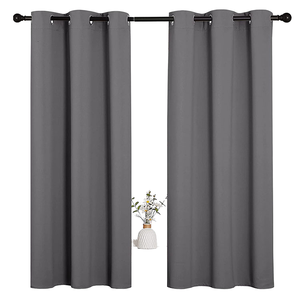 تخفيضات هائلة ستائر غرفة معيشة عصرية فاخرة للفنادق من جروميت زرقاء داكنة ستائر سوداء - Product Image 6