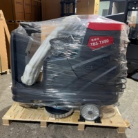 Mesin Pembersih Lantai Otomatis 530mm, Bertenaga Baterai 24V 100Ah, Mesin Pembersih Komersial, Pabrik OEM