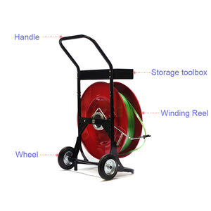 Chariot de cerclage de cordon en polyester H405 avec grand plateau pour ranger les joints et les outils - Product Image 5