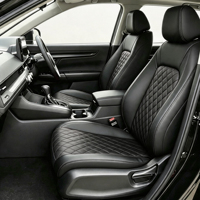 Ensemble complet de housses de siège de voiture en cuir Nappa imperméable et respirant, sur mesure pour Honda CR-V EX-L Hybrid