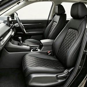 Ensemble complet de housses de siège de voiture en cuir Nappa imperméable et respirant, sur mesure pour Honda CR-V EX-L Hybrid - Product Image 2