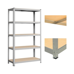 Phổ biến có thể điều chỉnh kim loại kệ Kệ nhiệm vụ trung bình lưu trữ giá đơn vị không có tia xếp chồng kệ nhà để xe công nghiệp kim loại giá - Product Image 5