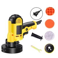 Kit de polisseuse de voiture 700W avec poignée détachable ponceuse de polissage électrique à main pour polisseuse tampon de voiture