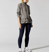 Veste coupe-vent respirante et imperméable, blouson personnalisé en Polyester et Nylon, 2022