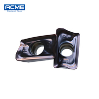 Plaquettes de fraisage en carbure de tungstène TP622 AOMT123608PEER-M avec revêtement PVD, disponibles pour l'acier, l'acier inoxydable, la fonte et les alliages de titane