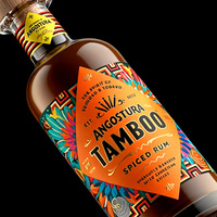 Etiqueta Adhesiva Personalizada para Botellas de Whisky y Tequila, Rollo de Etiquetas UV y Adhesivos Anti Alcohol con Logotipo para Botellas, Estampado en Lámina Dorada