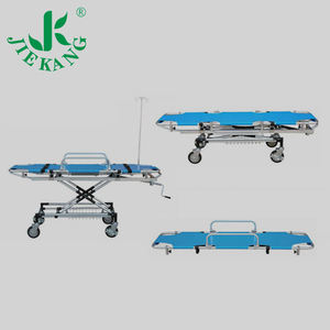 Camilla de <span class=keywords><strong>ambulancia</strong></span> plegable portátil de alta calidad, cama de emergencia de aleación de aluminio de rescate, <span class=keywords><strong>fuente</strong></span> de alimentación Manual - Product Image 2