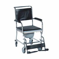Fauteuil de douche AndCare en acier 18'' 20'' 22'' pour personnes âgées et handicapées - Matériel de réadaptation