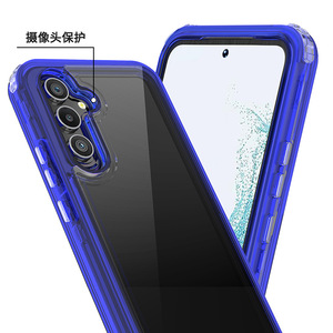 Accesorios para teléfono 360 Protección contra caídas 3 en 1 Armor Case para Samsung Galaxy A14 A15 A16 A55 A56 A17 A03S Defend Clear Phones Case - Product Image 2