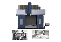 Tour à métaux vertical CNC à 4 broches série VT/VM/VMG, centre d'usinage à portique à double colonne, longueur de pièce de 5000 mm