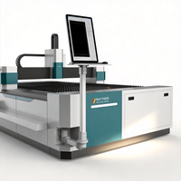 Machine de découpe laser à fibre industrielle 6000W, plateforme unique, CNC automatique, Cypcut, pour découpe de plaques métalliques lourdes