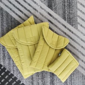 Fashionable Puffy <b>Laptop</b> Sleeve Portable <b>Laptop</b> Carrying <b>Case</b> Cotton Notebook Protective Cover Sleeve - Product Image 4