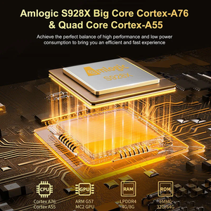 Nuevo Chip Amlogic S928X5 Core X96 X10 4K AV1 HDR10+ RAM 8GB LPDDR4 Android 11 TV Box WIFI 6 1000Mbps Smart Box X96 X10 - Product Image 6