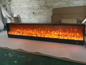 Chaudière murale LED moderne, élégante, intégrée, à effet réaliste, pour usage domestique et hôtelier, avec interface d'utilisation en anglais, en métal, aspect réaliste - Product Image 3