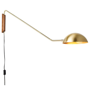 <span class=keywords><strong>Lampada</strong></span> <span class=keywords><strong>da</strong></span> <span class=keywords><strong>Parete</strong></span> Retrò E27 con <span class=keywords><strong>Braccio</strong></span> Lungo, Illuminazione Vintage Industriale per Interni, Corridoio, Comodino, Camera <span class=keywords><strong>da</strong></span> Letto, Applique Dorata Stile Fattoria - Product Image 2