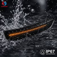 Feux de position latéraux LED à lentille fumée avant, vente en gros d'usine, pour Dodge Charger 2015-2021, pièces de rechange de feux de garde-boue LED ambre