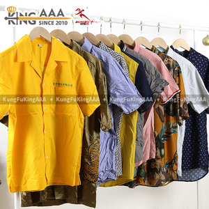 Camicie a maniche corte in cotone usate da uomo KingAAA all'ingrosso, bundle Ukay bianco all'ingrosso, abbigliamento estivo da spiaggia per adulti Taiwan - Product Image 4