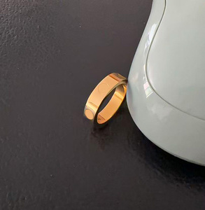 Anillos de Amor de Acero Inoxidable con Números Romanos en Plata y Oro Rosa de 18k, Diseño de Moda para Hombre y Mujer, 4mm 5mm 6mm - Product Image 5