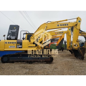 Excavatrice d'occasion Komatsu PC240 PC220 PC210 à vendre, 24 tonnes, fabriquée au Japon, emballage d'origine, importée en bon état - Product Image 3