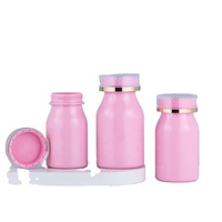 Porte-pilule étanche Portable petit EDC bouteille de pilule Capsule Tube pour Camping en plein air voyage bouteilles en plastique rose