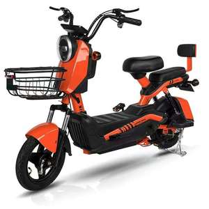 Bicicleta Eléctrica 350W 500W 48V 12Ah 20Ah con Batería de Litio o Plomo, 32km/h, Cesta, Freno de Tambor, Fábrica OEM - Product Image 5