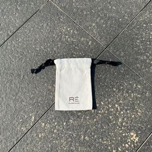 Promotional Organic Cotton <b>Drawstring</b> Bag Eco-friendly Cotton Canvas Gift Bag <b>Pouch</b> - Product Image 2
