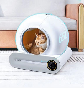 Bac à litière pour chat électrique intelligent entièrement automatique de haute qualité, moderne, respectueux de l'environnement, en matériau ABS, capacité de 65 L, facile à nettoyer - Product Image 3