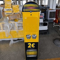 Distributeur Commercial de Stickers à Chargement par le Haut, 2 Colonnes, à Monnayeur, avec Distributeur de Cartes pour le Commerce de Cartes à Collectionner et de Tatouages