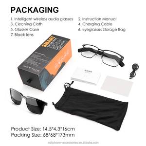 Gafas <span class=keywords><strong>de</strong></span> sol magnéticas extraíbles con lentes negras con protección UV Micrófono incorporado Altavoces Control táctil <span class=keywords><strong>Asistente</strong></span> <span class=keywords><strong>de</strong></span> <span class=keywords><strong>voz</strong></span> Material plástico - Product Image 6